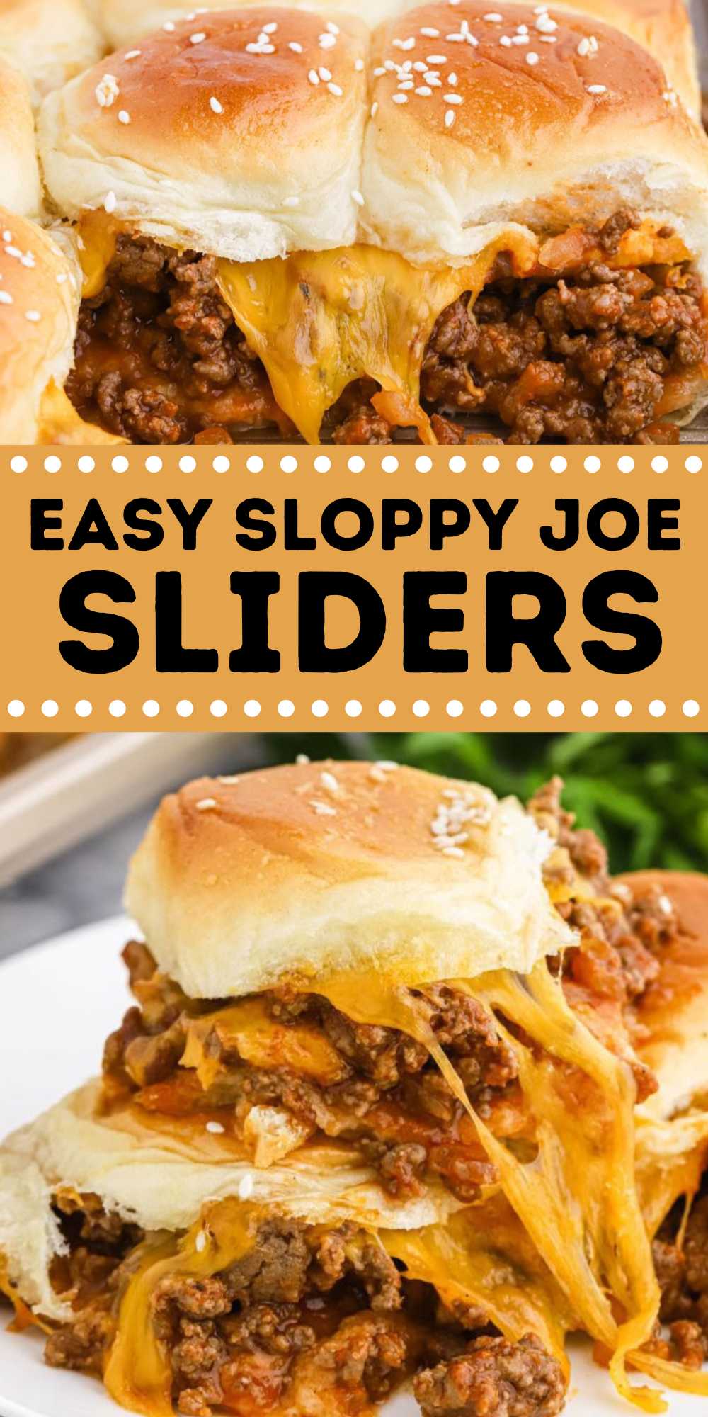 If you love sloppy joes, then you need to make these Sloppy Joe Sliders. The perfect weeknight dinner or to feed a crowd. These sliders can easily be customized to what you prefer. Add your favorite side dish and make it a complete meal idea. #eatingonadime #sloppyjoesliders #sliders #sloppyjoe