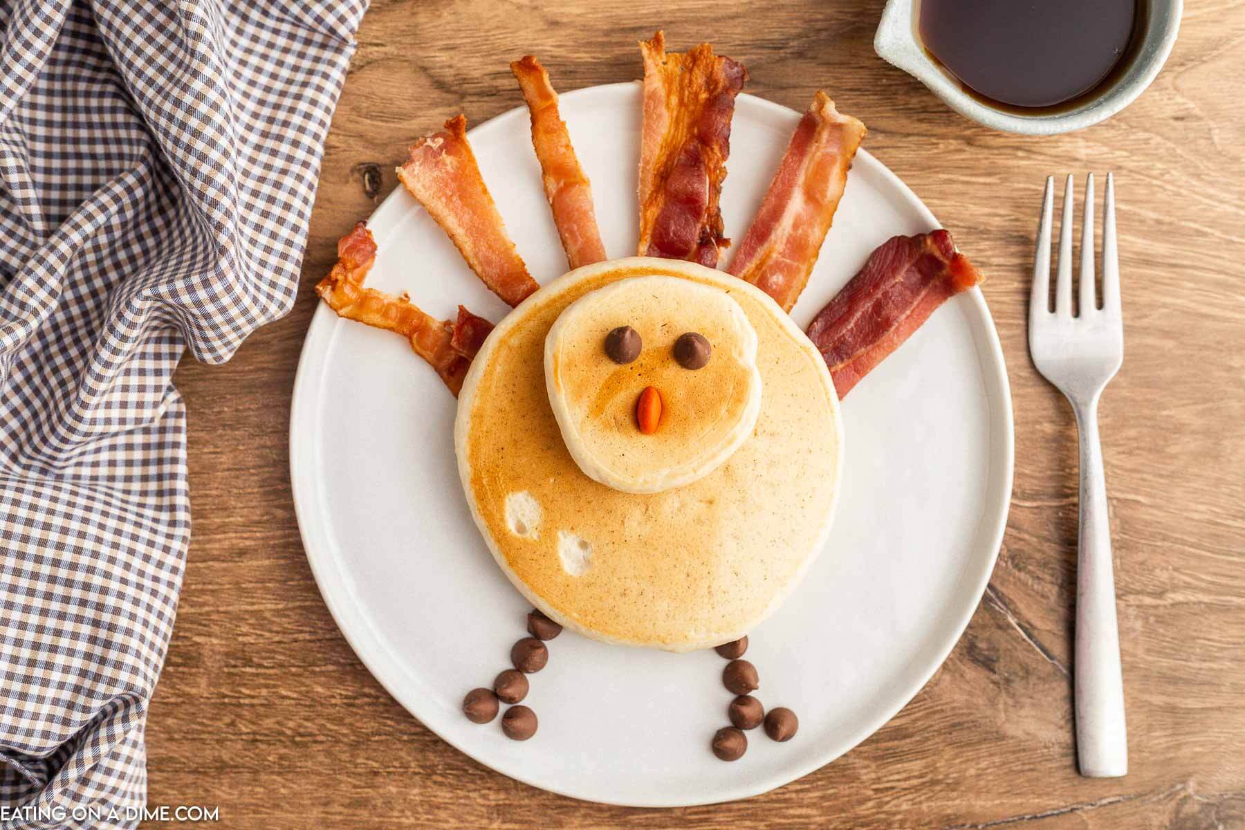 Pancake with Turkey Sausage - Large