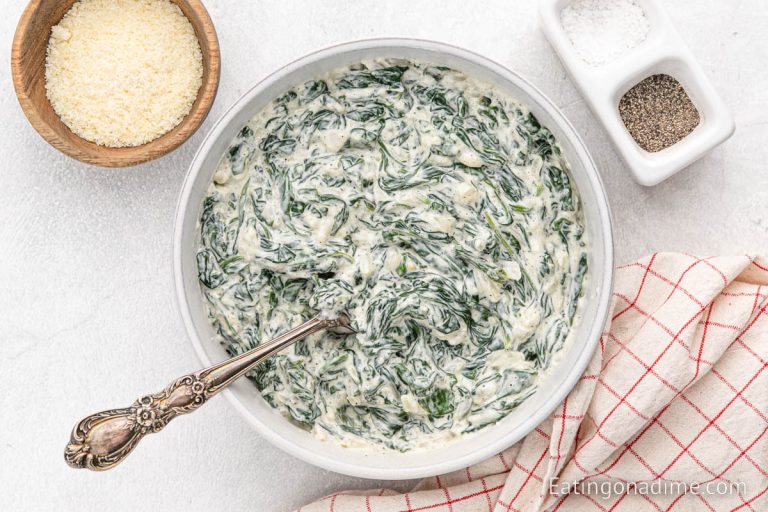Creamed Spinach - Eating on a Dime