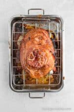 Peach Glazed Ham Recipe - Eatingonadime.com
