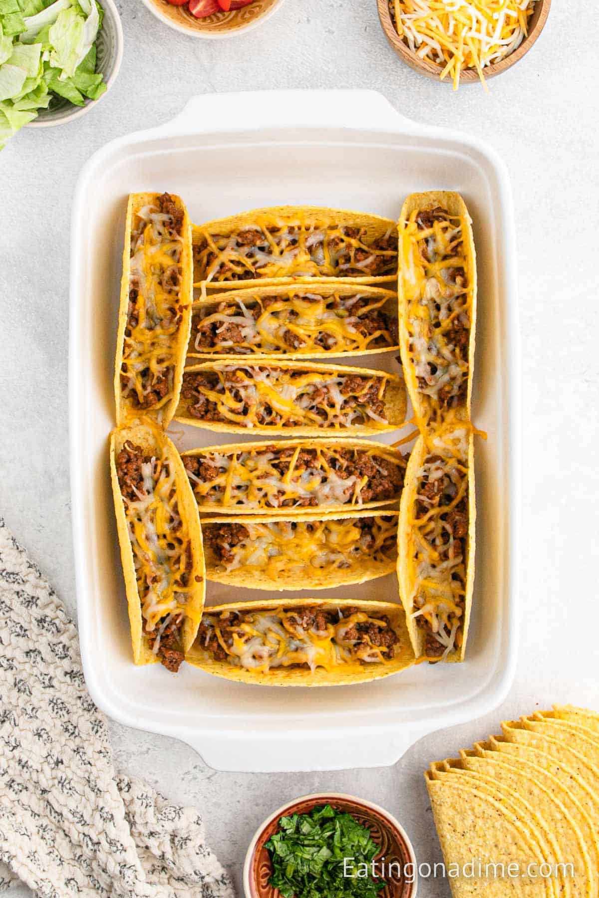 Baked Sloppy Joes in a baking dish