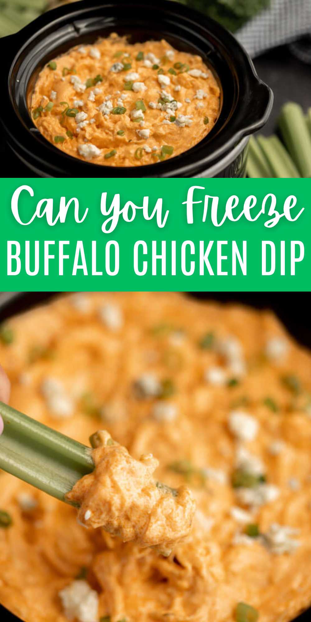 If you are wondering, can you freeze buffalo chicken dip then these steps will help. Learn these easy freezer steps and storing options. The balance of flavors, textures, and heat makes it a crowd-pleasing appetizer or party snack. That’s why it’s great having an instant buffalo chicken dip. #eatingonadime #canyoufreezebuffalochickendip #buffalochickendip