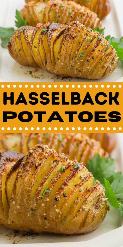 Hasselback Potatoes is thinly sliced potatoes that are roasted with a crispy texture. Top with with cheddar cheese, bacon and sour cream for a delicious side dish. 
