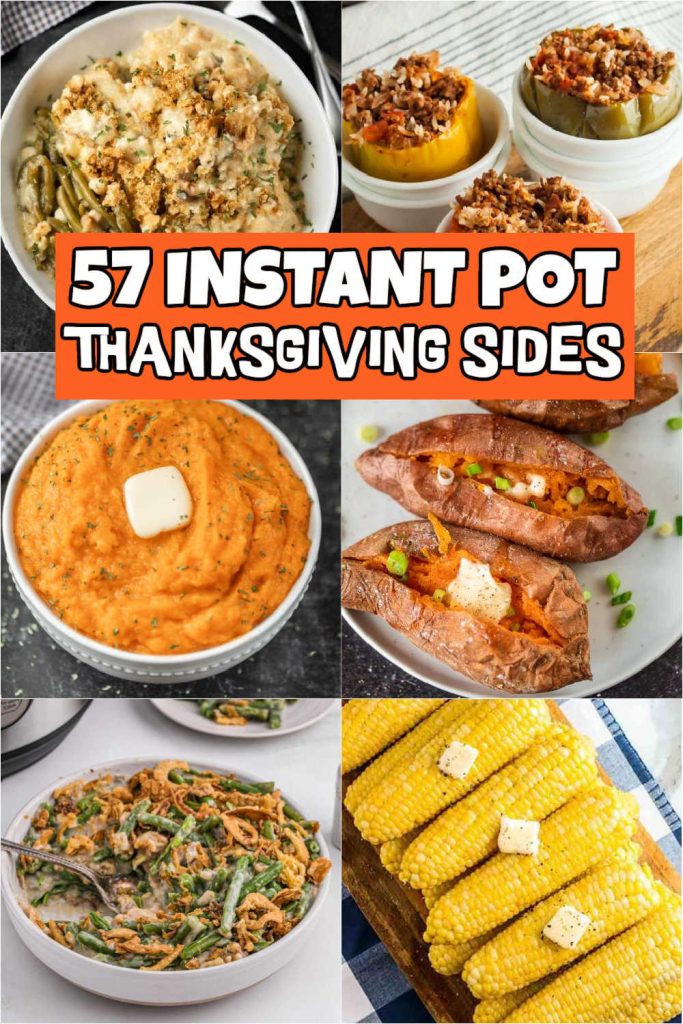 Get ready to take your Thanksgiving to the next level with the help of an Instant Pot. Save time and oven space and use your instant pot. This year, skip the traditional stovetop cooking and embrace the ultimate kitchen hack that saves time and delivers maximum flavor. #eatingonadime #instantpotthanksgivingsides #thanksgivingsides
