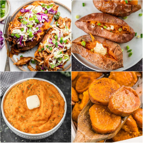 Looking for easy Thanksgiving sweet potato recipes to add to your holiday feast? There is a sweet potato recipe for you. We’ve rounded up the 55 sweet potato recipes to help you create a delicious Thanksgiving feast! #eatingonadime #thanksgivingsweetpotatorecipes #sweetpotatorecipes