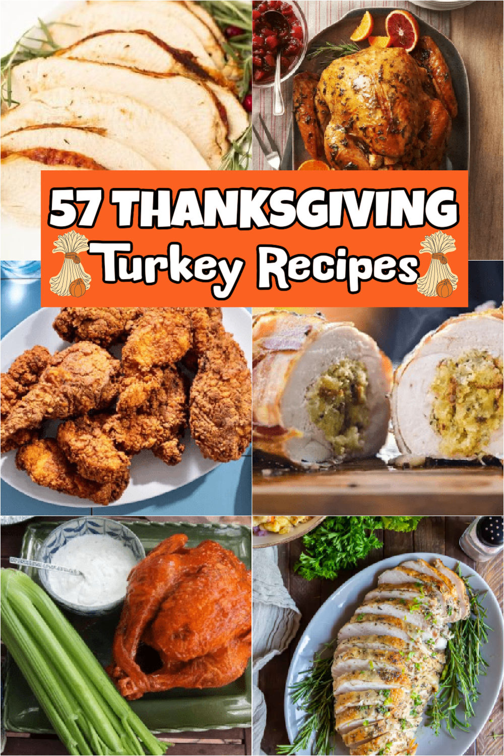 Get ready for the best Thanksgiving turkey recipes. From crispy skin to juicy meat, impress your guests with 57 must-try best turkey recipes for Thanksgiving menus. Easy ideas include recipes for the oven, air fryer, instant pot and more. #eatingonatime #thanksgivingturkeyrecipes #thanksgivingrecipes