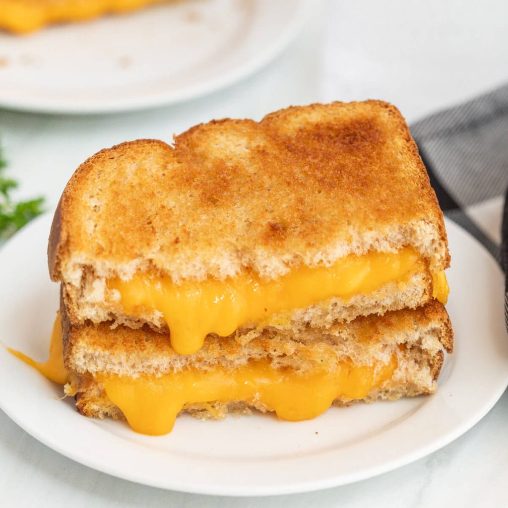Grilled Cheese on a plate