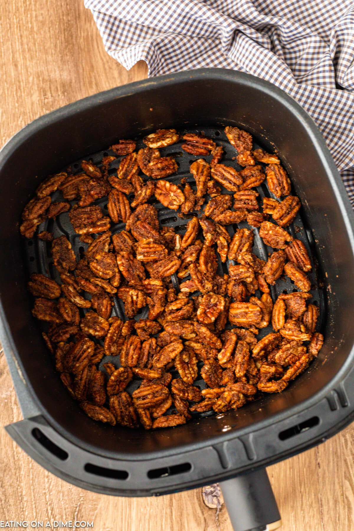 Candied pecans in the air fryer 
