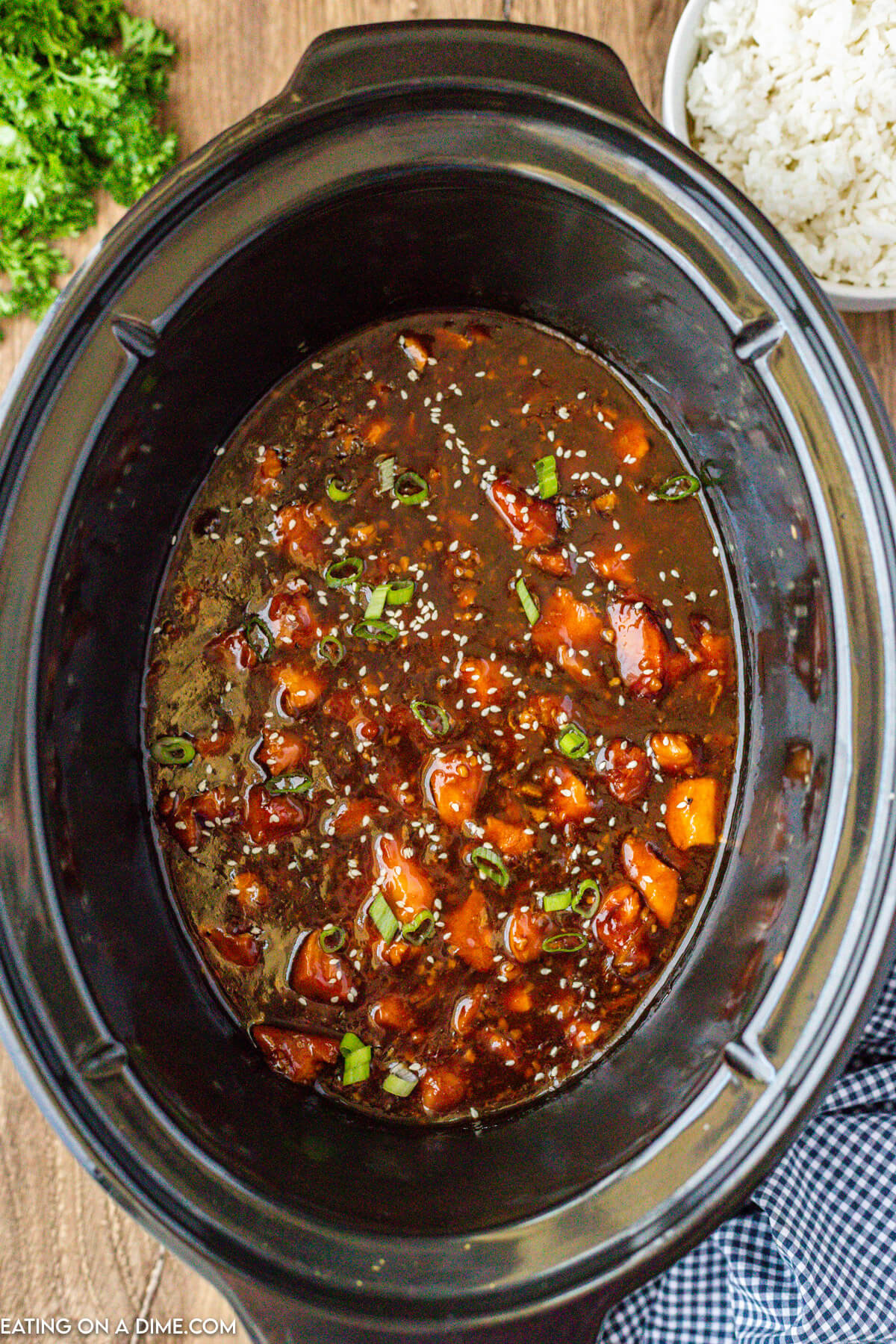 Orange Chicken in the slow cooker