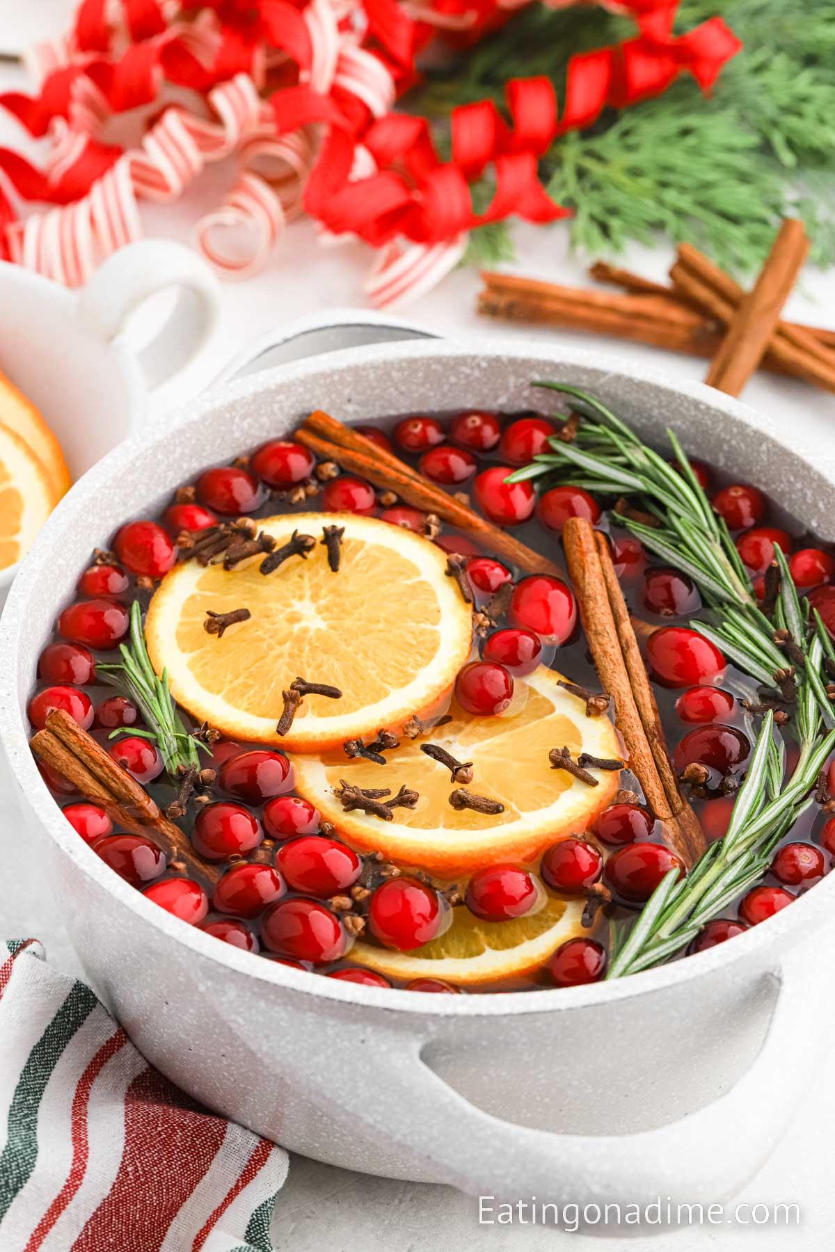 Slow Cooker Christmas Potpourri - Eating on a Dime