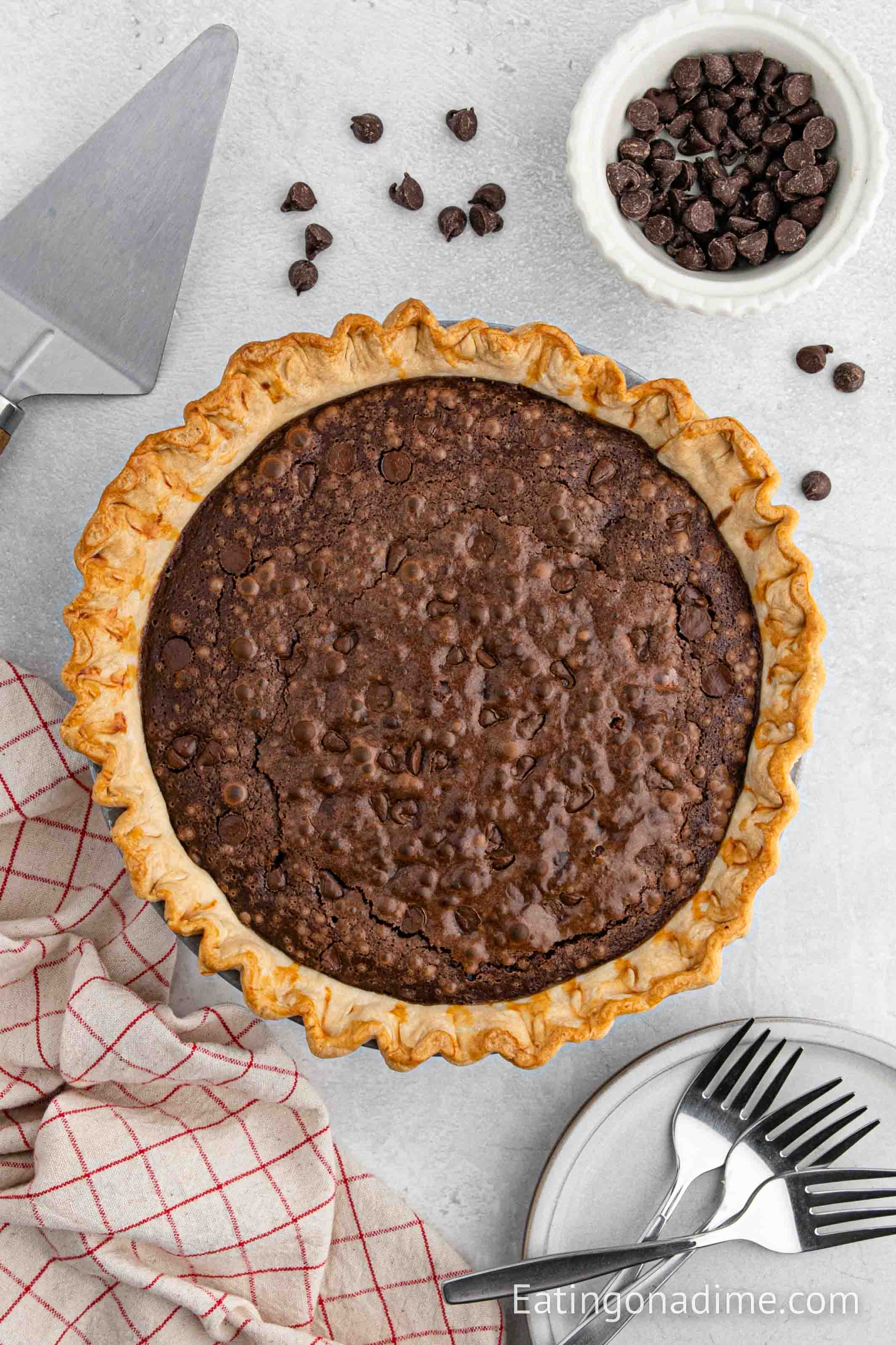 Close up image of Brownie Pie 