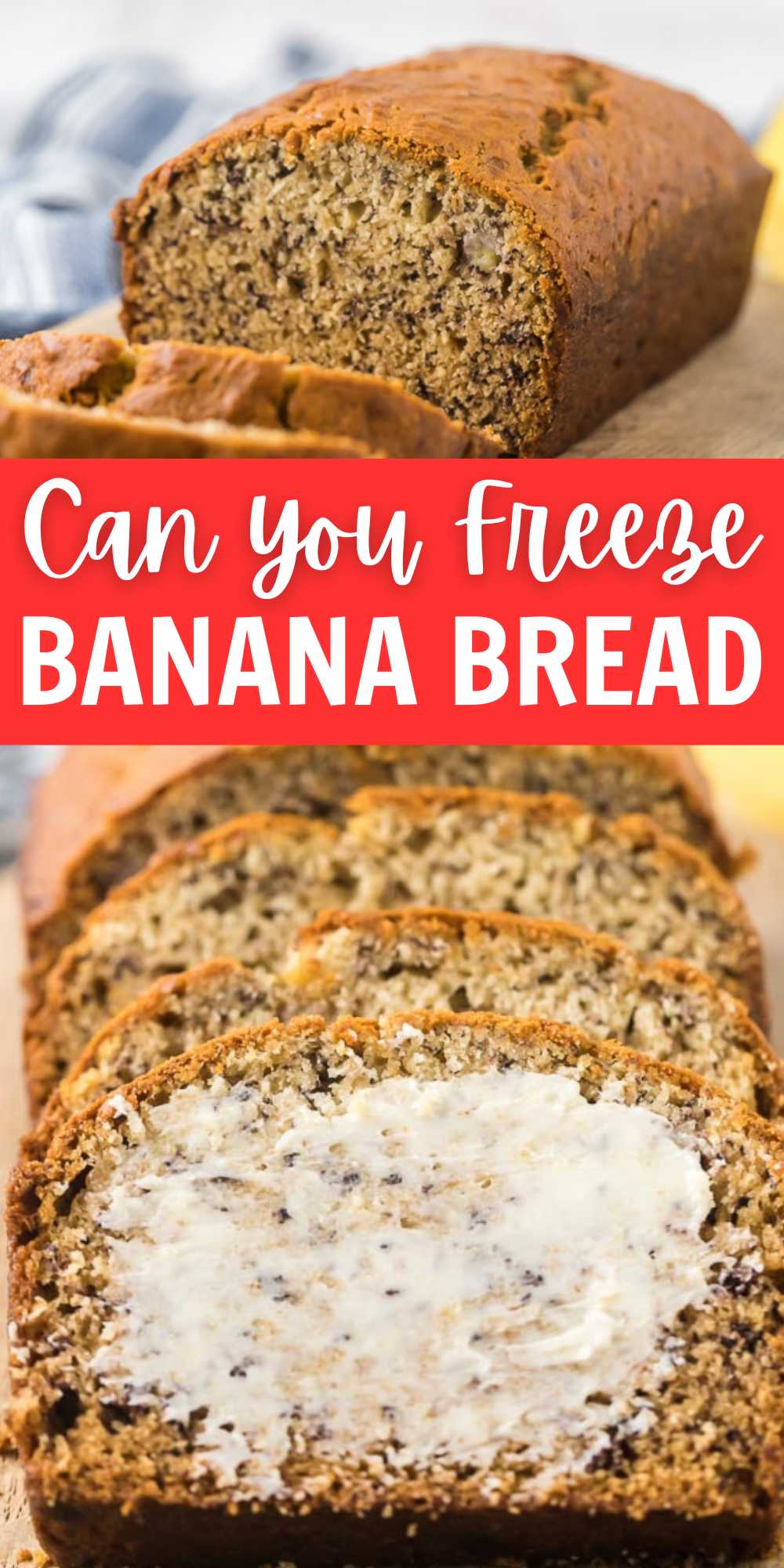 Many people admire a slice of banana bread for its enticing taste and comforting scent. But "can you freeze banana bread"? Freezing it is a great alternative, as it can stay fresh for up to 3 months in the freezer. Store the banana bread properly to ensure you can still enjoy. #eatingonadime #canyoufreezebananabread #bananabread