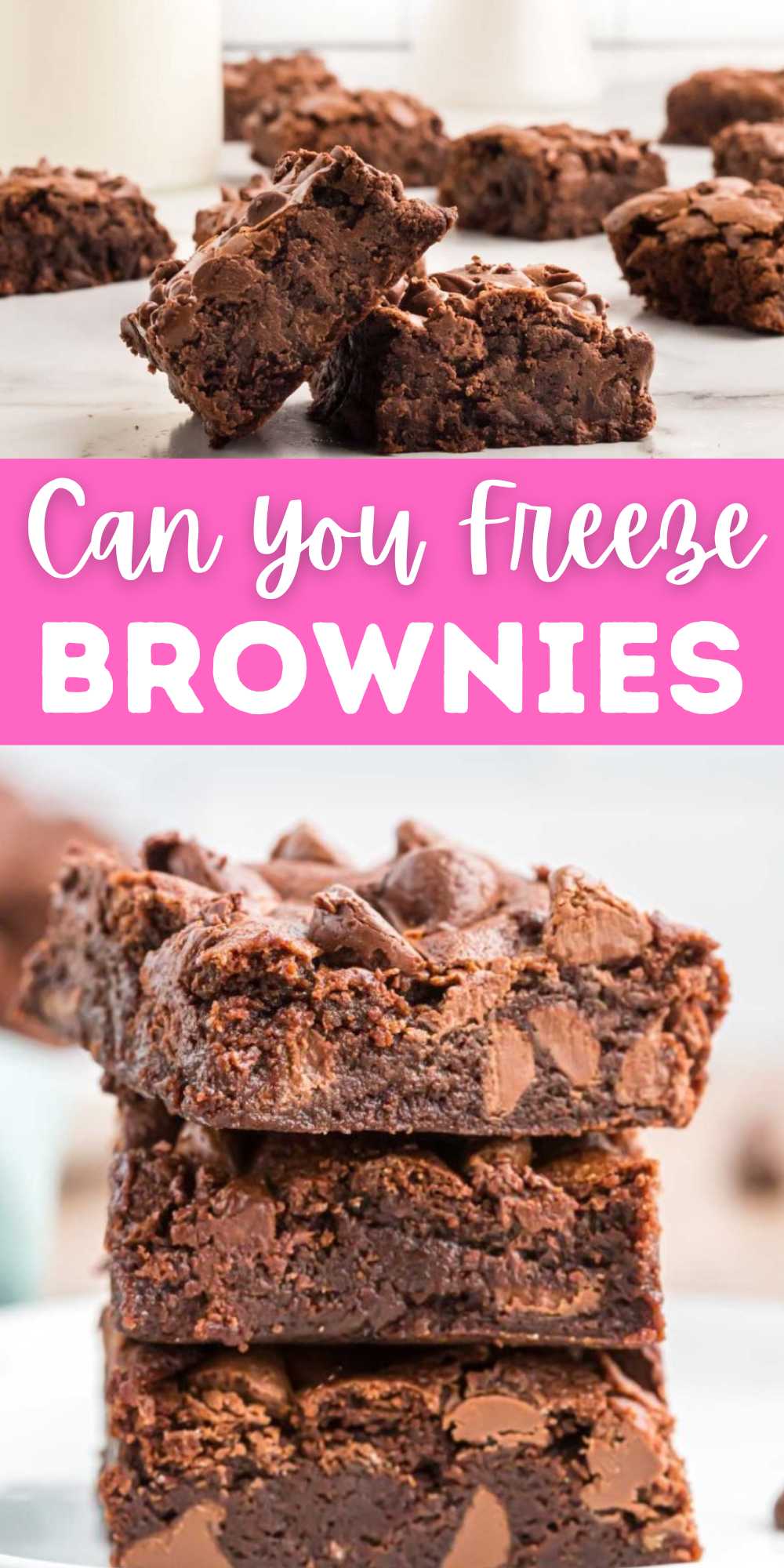 Many people find great pleasure in eating warm, gooey brownies straight from the oven, If you come up with to many "Can you freeze brownies?" Thankfully, brownies can be frozen and is an easy and effective technique. To keep their delicious flavor and texture intact until you're ready to enjoy them. #eatingonadime #canyourfreezebrownies #frozenbrownietips