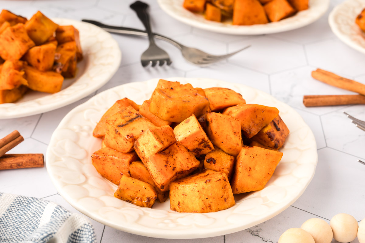 Candied Yams on a plate