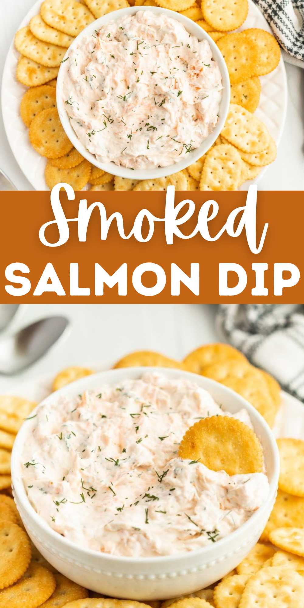 All you need is a few simple ingredients to make this Smoked Salmon Dip. It is creamy, delicious, loaded with flavor and easy to make. This dip is so addicting and is made with simple ingredients. You will love how quick and easy it is to prepare. We love to serve with crackers, bagel chips and more. #grillonadime #smokedsalmondip #salmondiprecipe