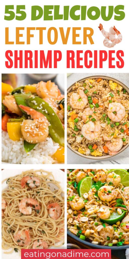 Discover the tantalizing world of leftover shrimp recipes that will make your taste buds dance. From zesty shrimp tacos to creamy shrimp pasta, we've got the scrumptious solutions. #eatingonadime #leftovershrimprecipes #shrimprecipes