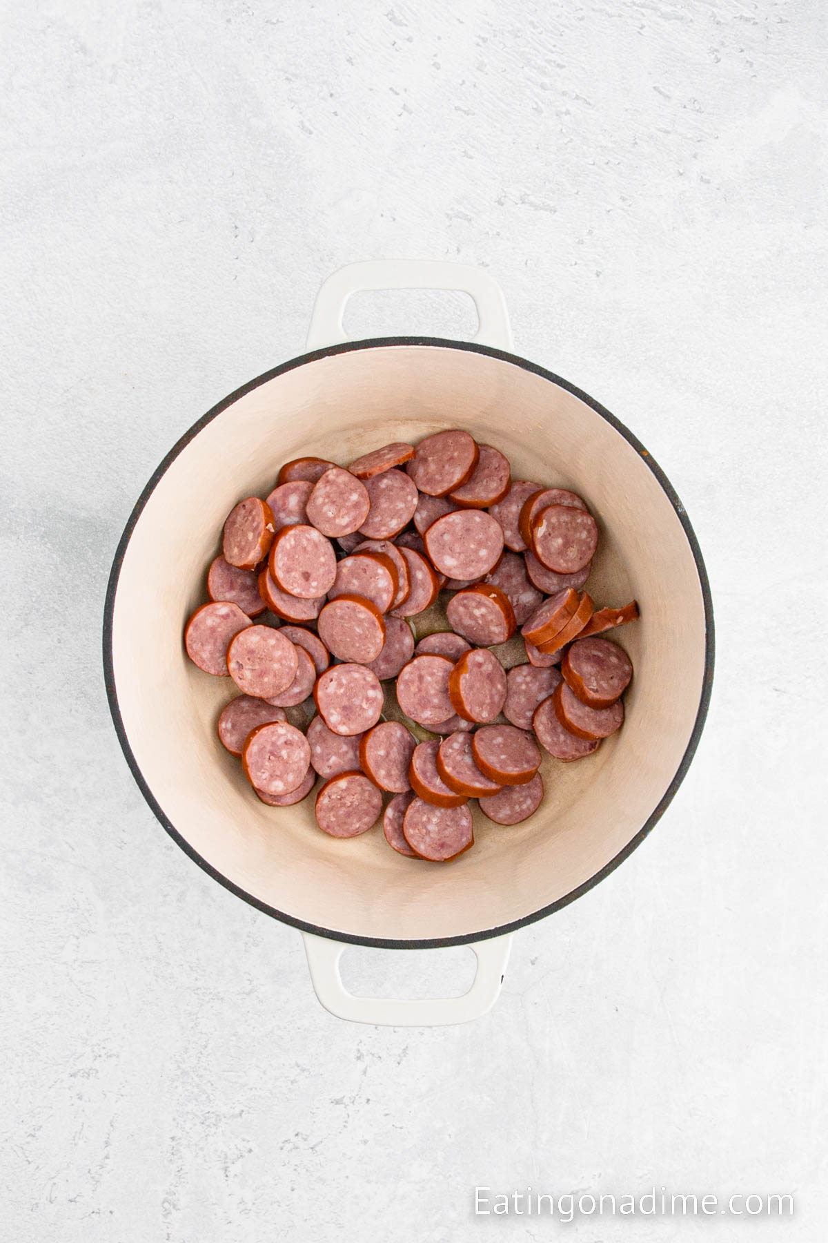 Cooking sausage in the skillet