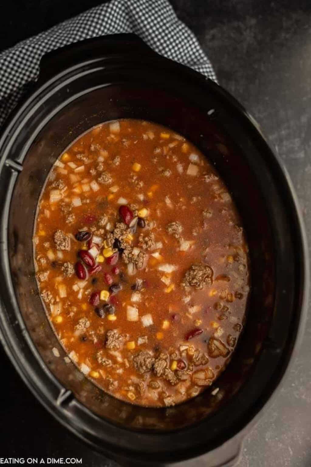 Crockpot Taco Soup Recipe (& VIDEO!) - Easy Slow Cooker Taco Soup