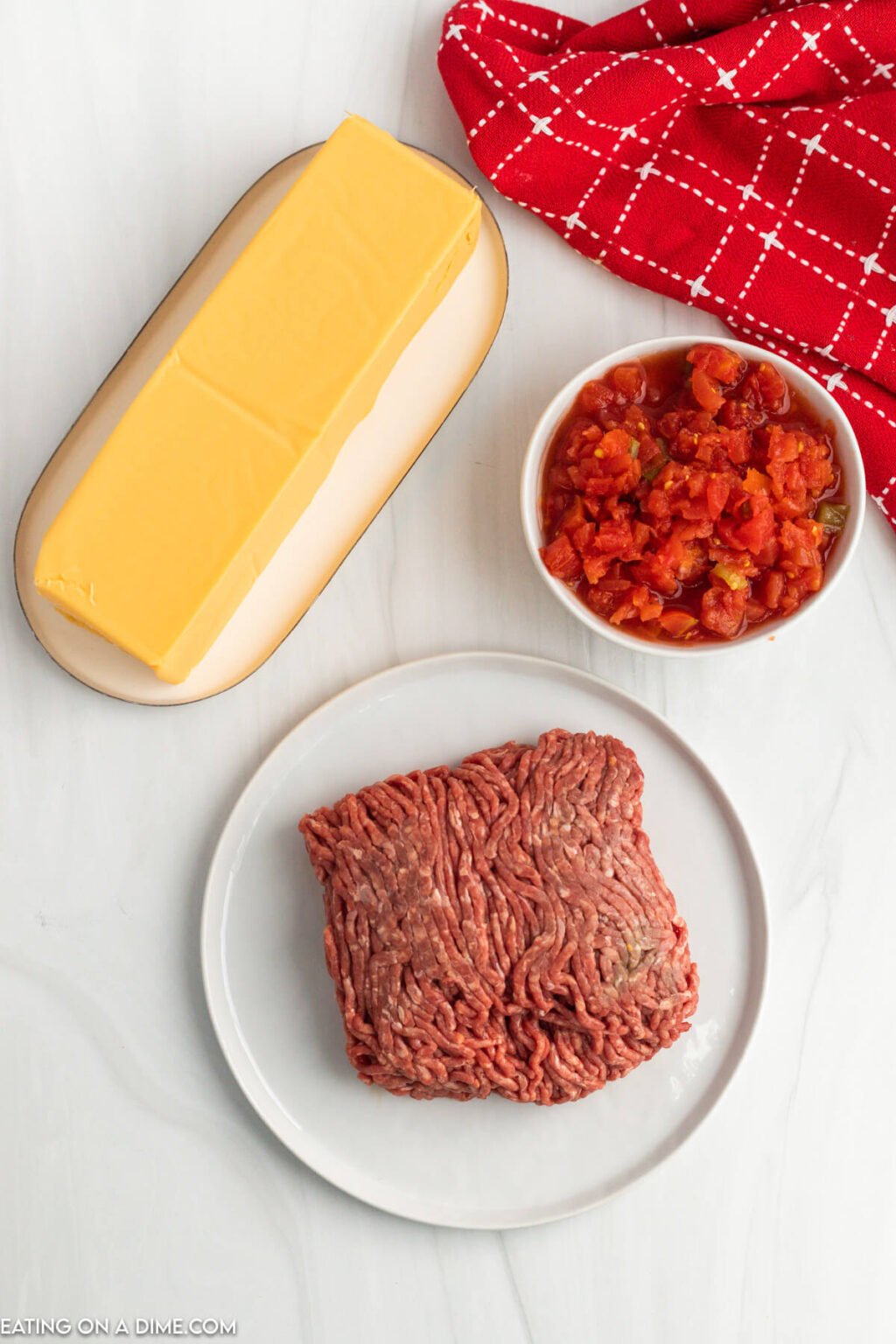 Crock Pot Rotel Dip Recipe Easy rotel dip with just 3 ingredients!