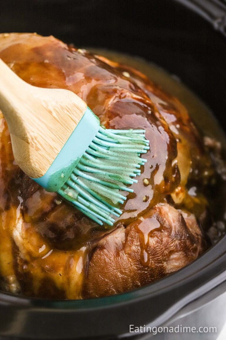 Best Crock Pot Christmas Ham with Brown Sugar Glaze
