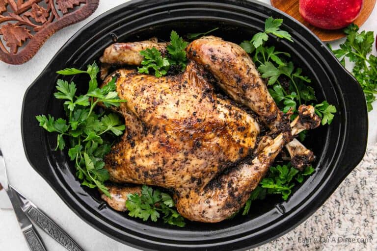 Slow Cooker Whole Turkey Eating on a Dime