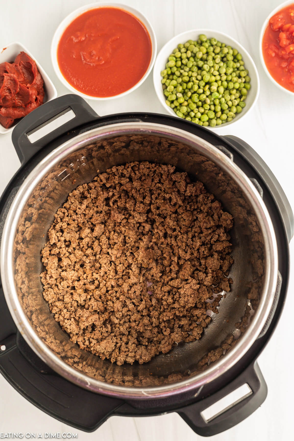 Cooking ground beef in the instant pot