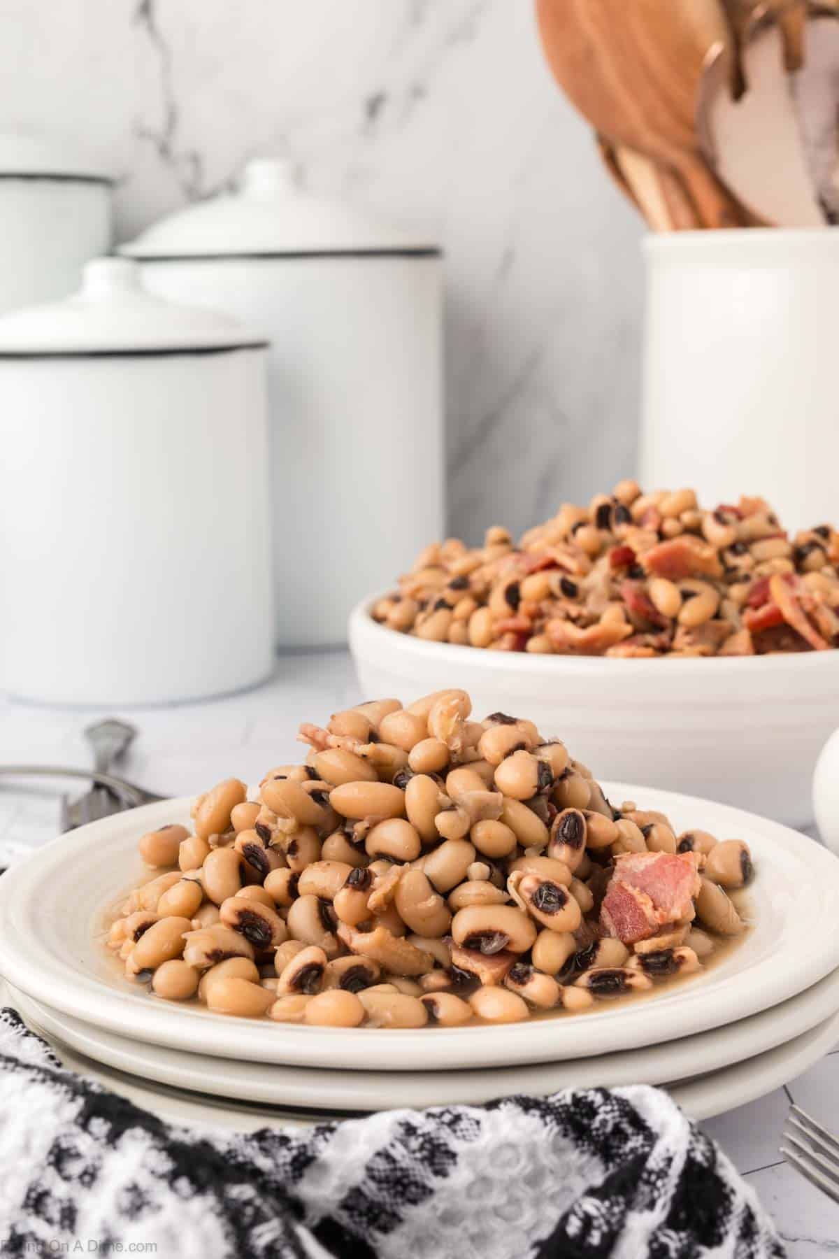 Black Eyed Peas on a plate