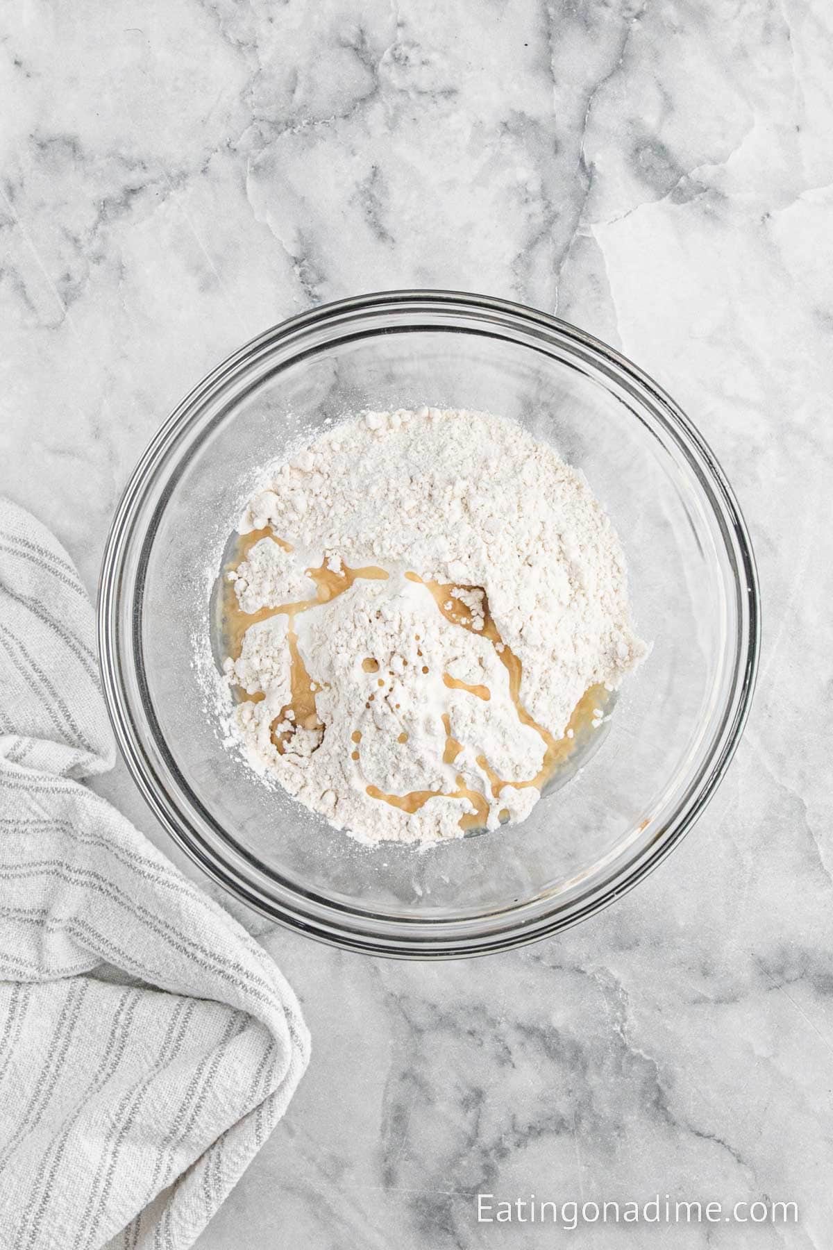 Whisk together dry ingredients in a bowl