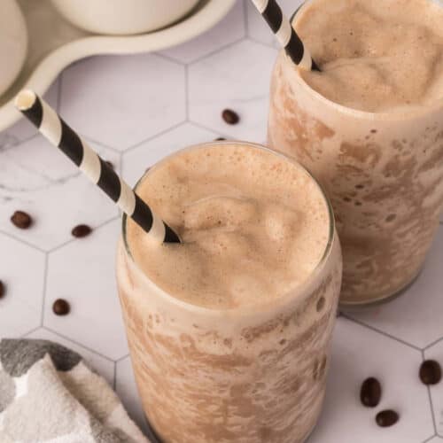 Ice Coffee in a mason jar