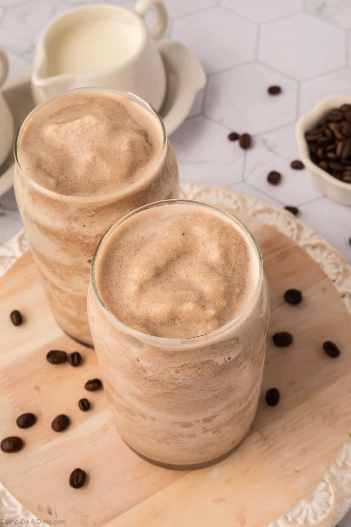 Coffee Smoothie in a glass