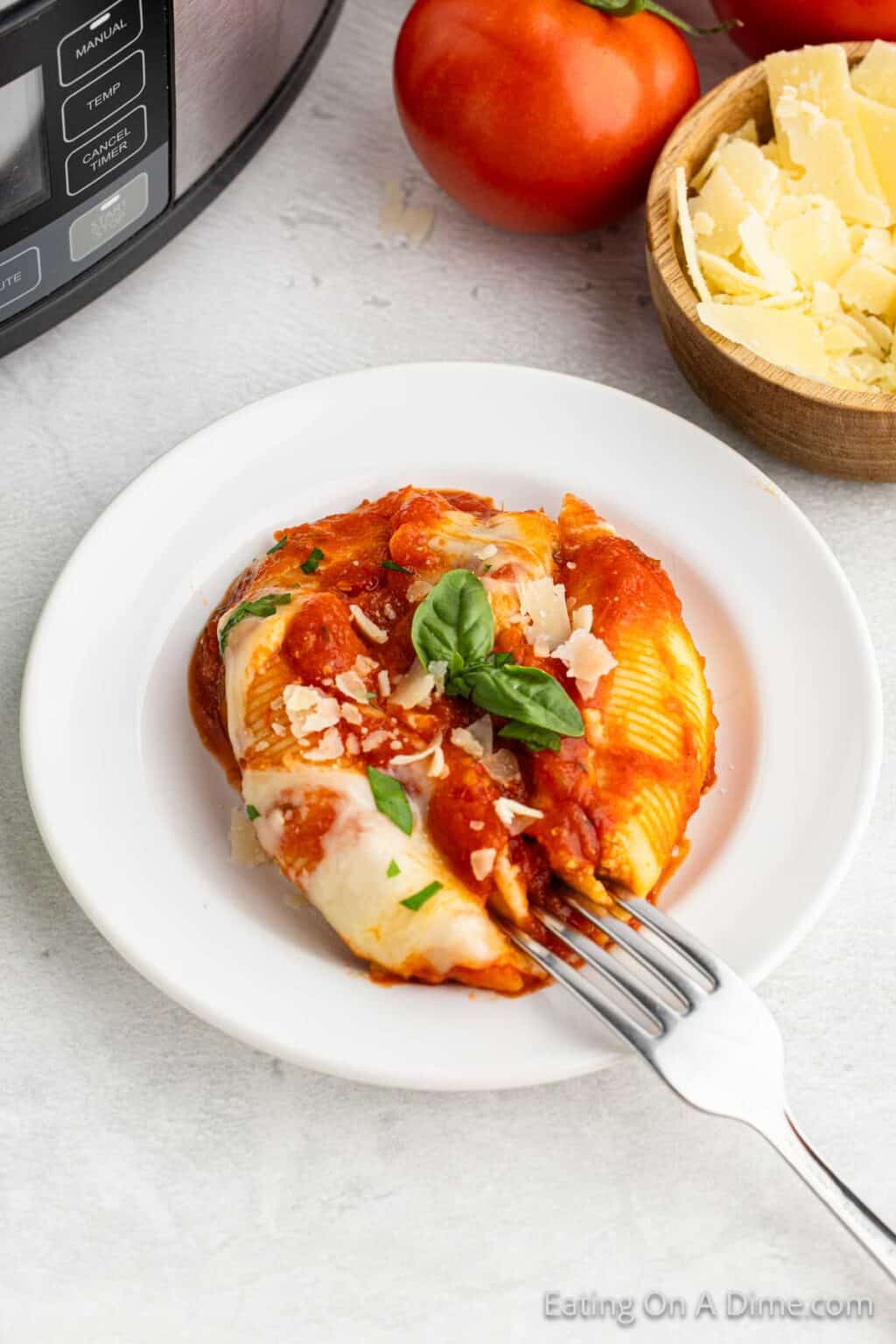 Stuffed Shells Pot Crockpot Stuffed Shells Recipe