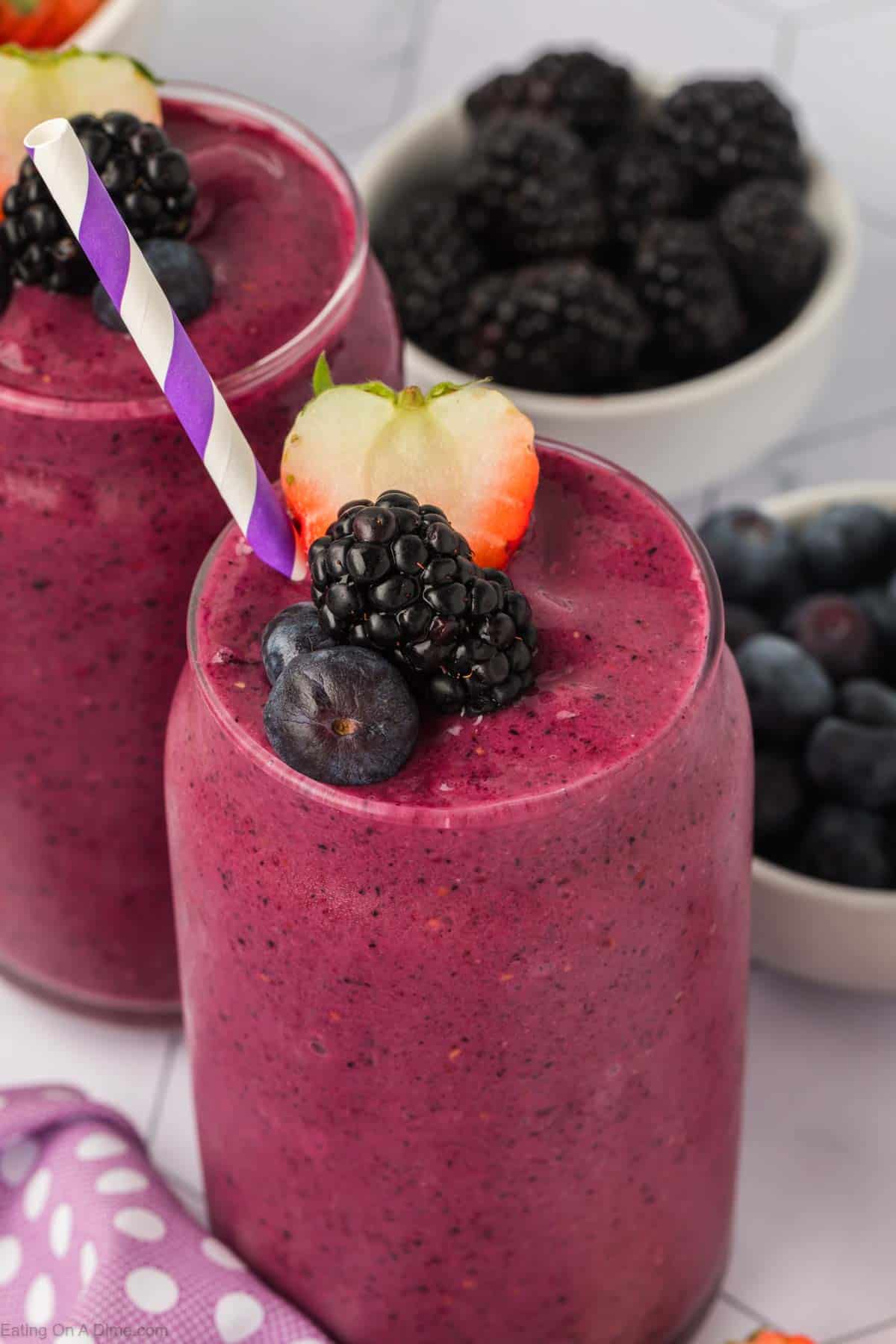Mixed Berry Smoothie Recipe Eating On A Dime
