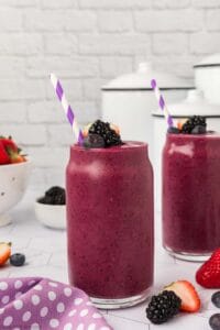 Mixed Berry Smoothie Recipe - Eating on a Dime