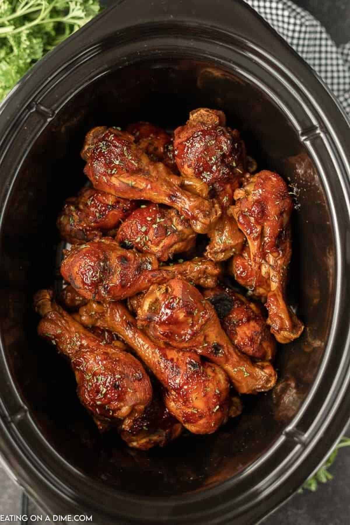Crock Pot Chicken Legs Recipe  5-Minutes To Prep - The Anthony