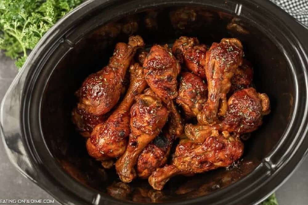 Crock Pot Chicken Drumsticks Only 5 Ingredients!
