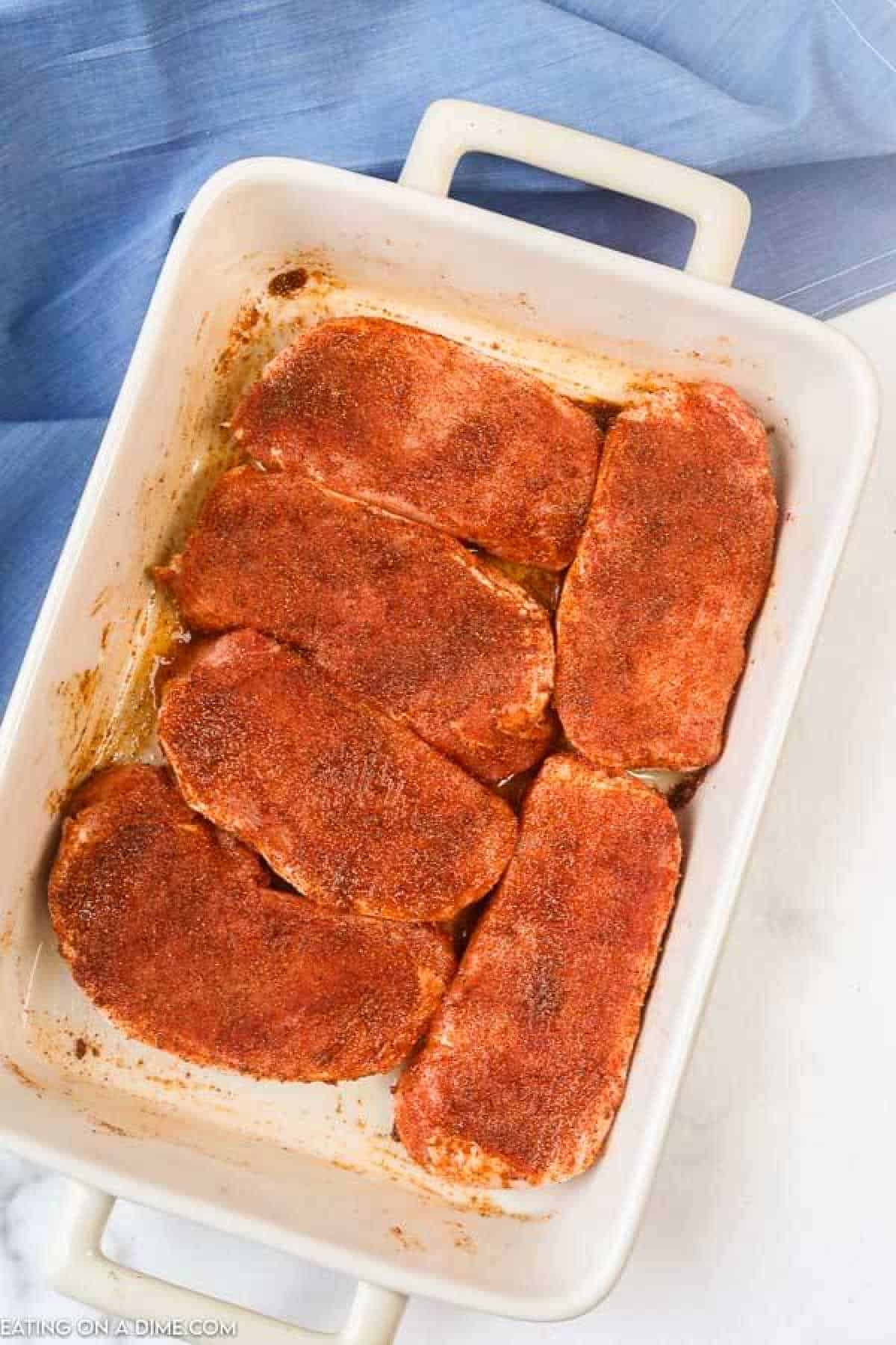 do you cover pork chops when you bake them 