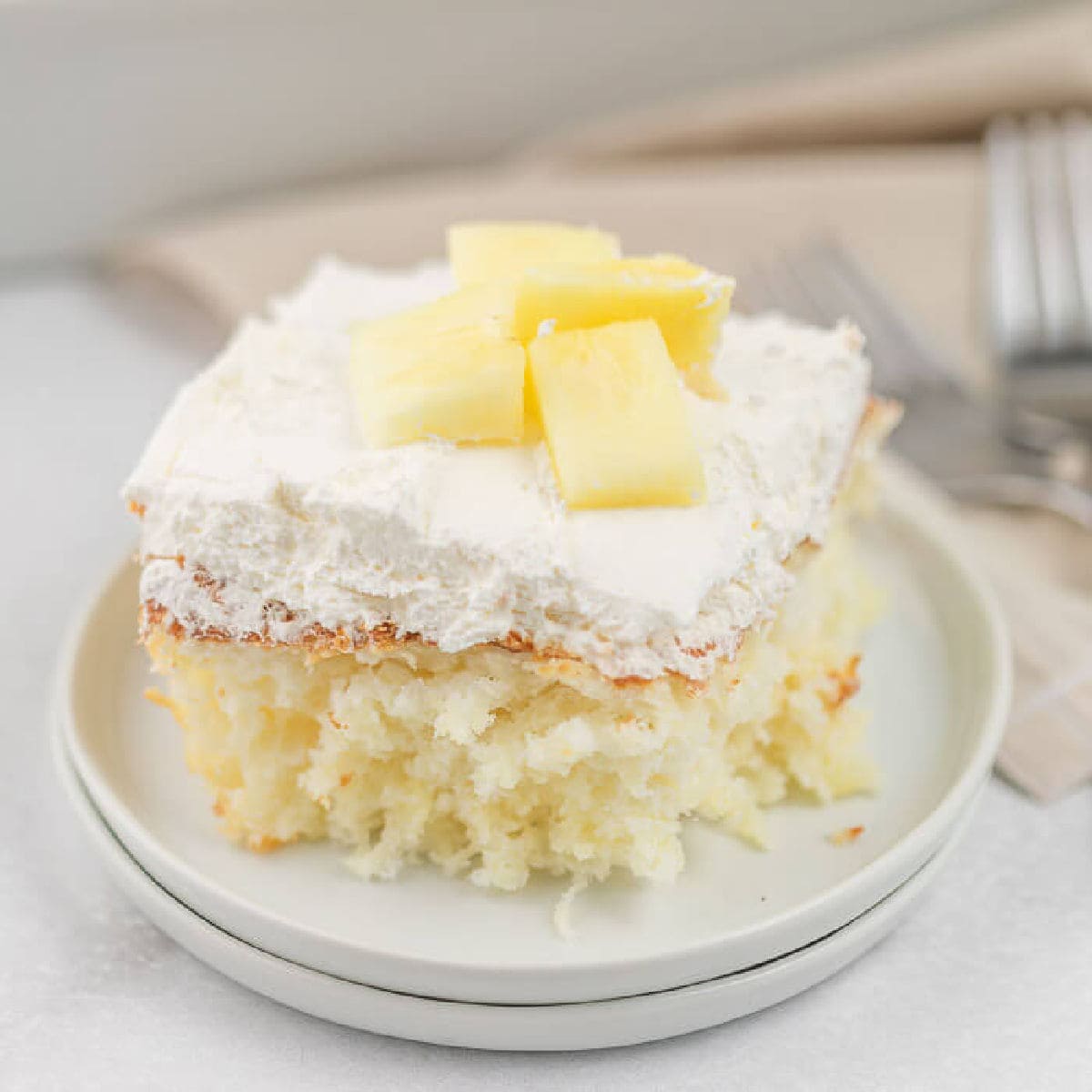 2 ingredient angel food cake with pineapple