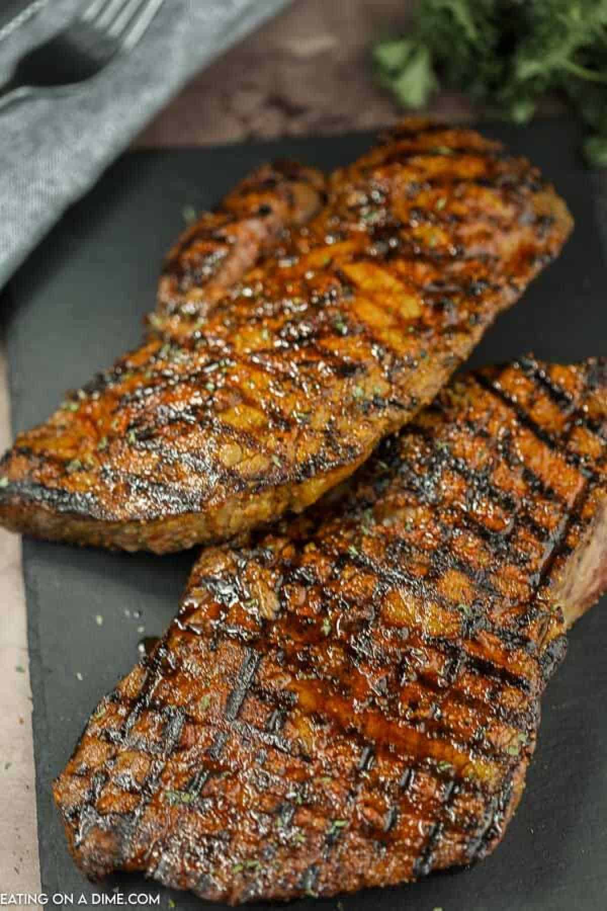 Texas Roadhouse Steak ready to eat. 