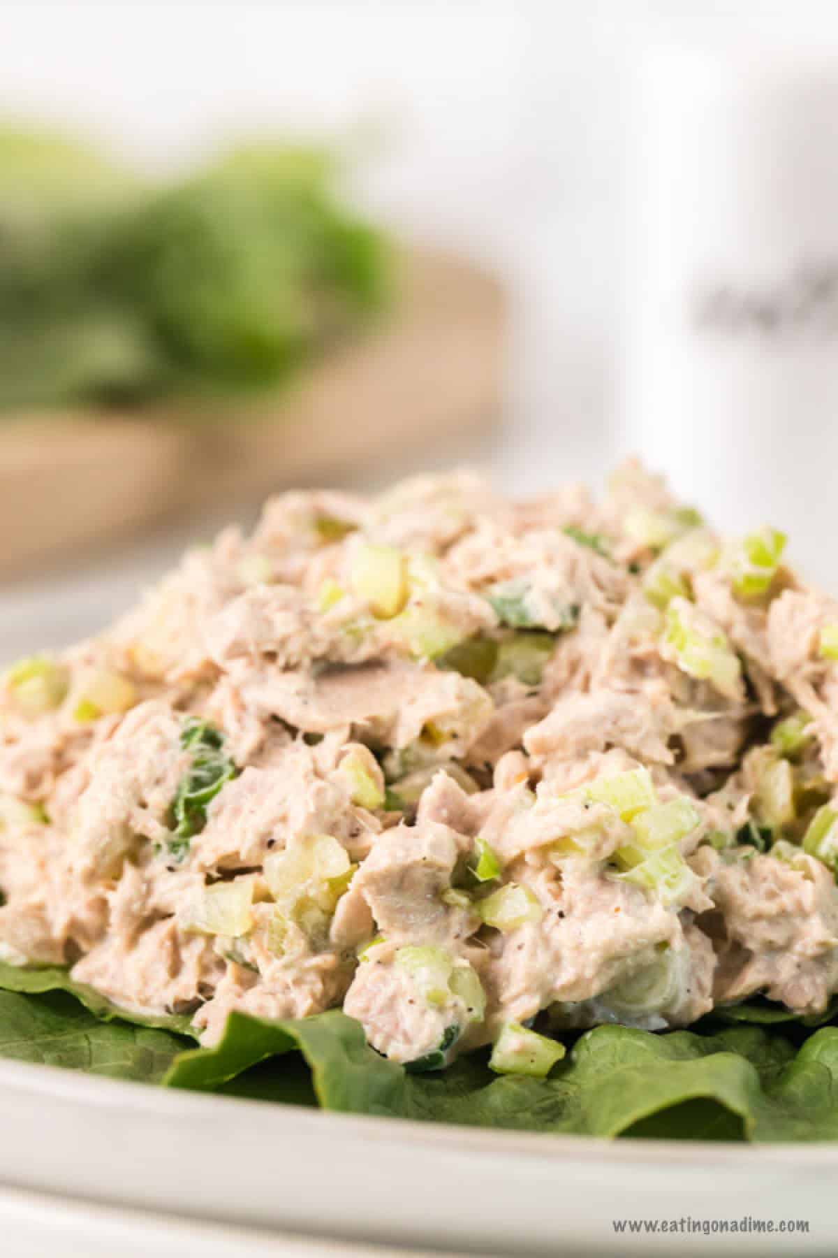 Keto Tuna Salad Recipe - Eating on a Dime
