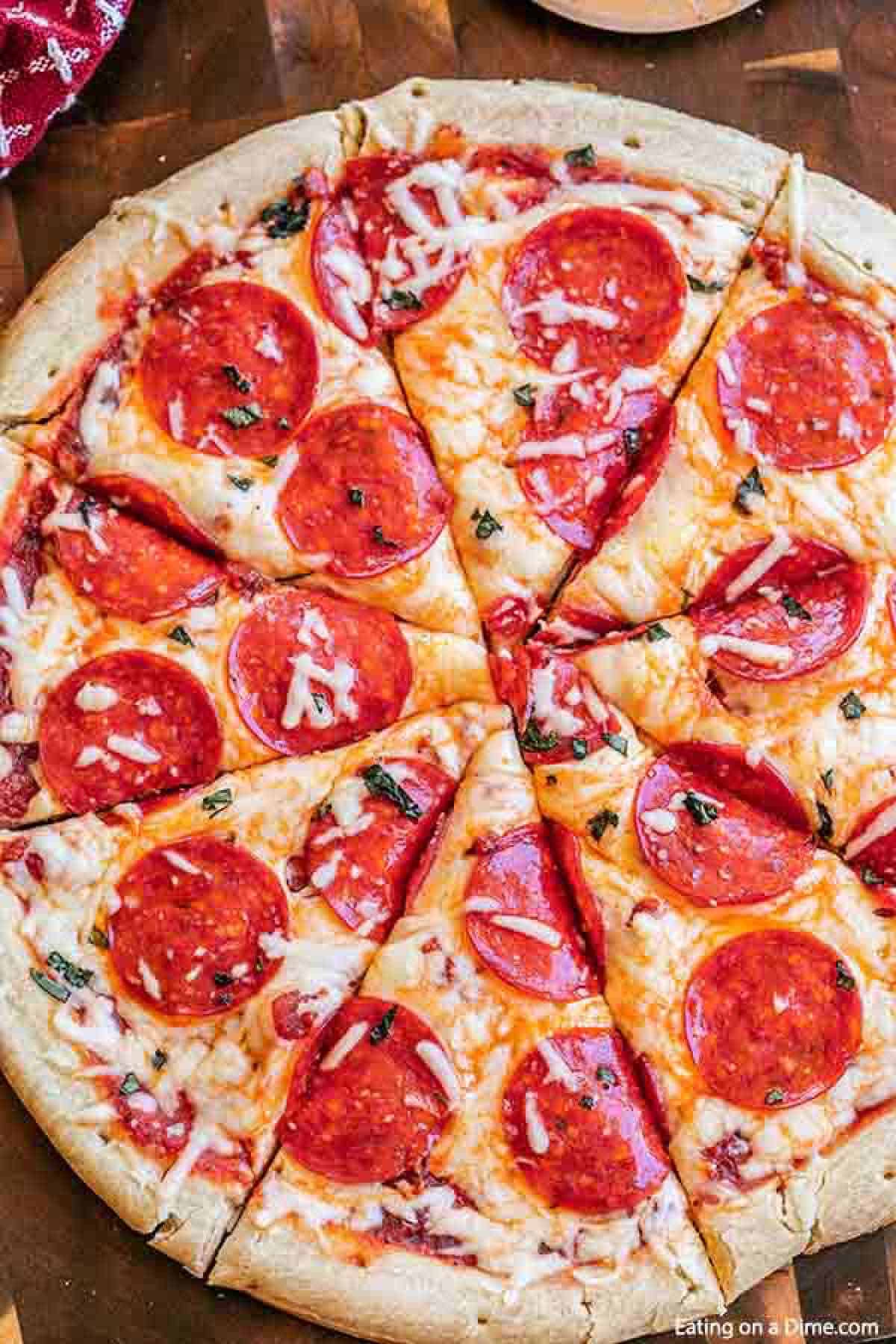 Close up image of Grilled Pizza