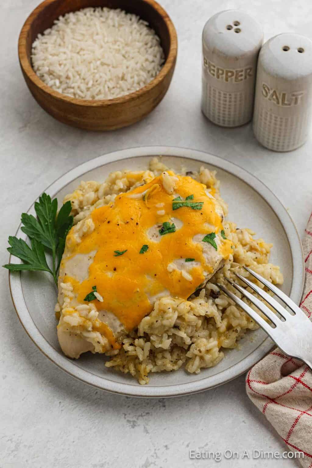 Chicken and Rice Casserole: Easy One-Pan Dinner - Eating on a Dime