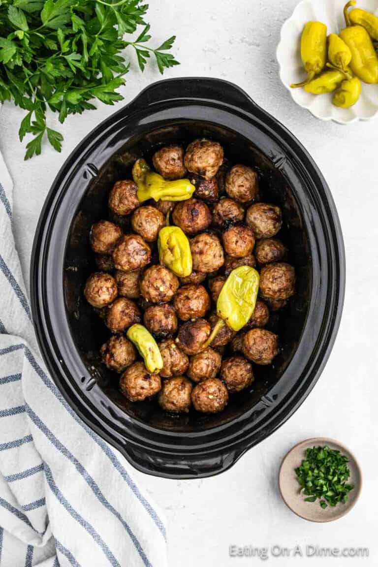 Tageating On A Dime Crock Pot Meatball Subsfeed