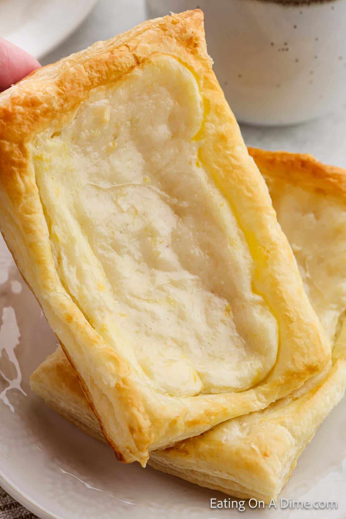 Cheese Danish stacked