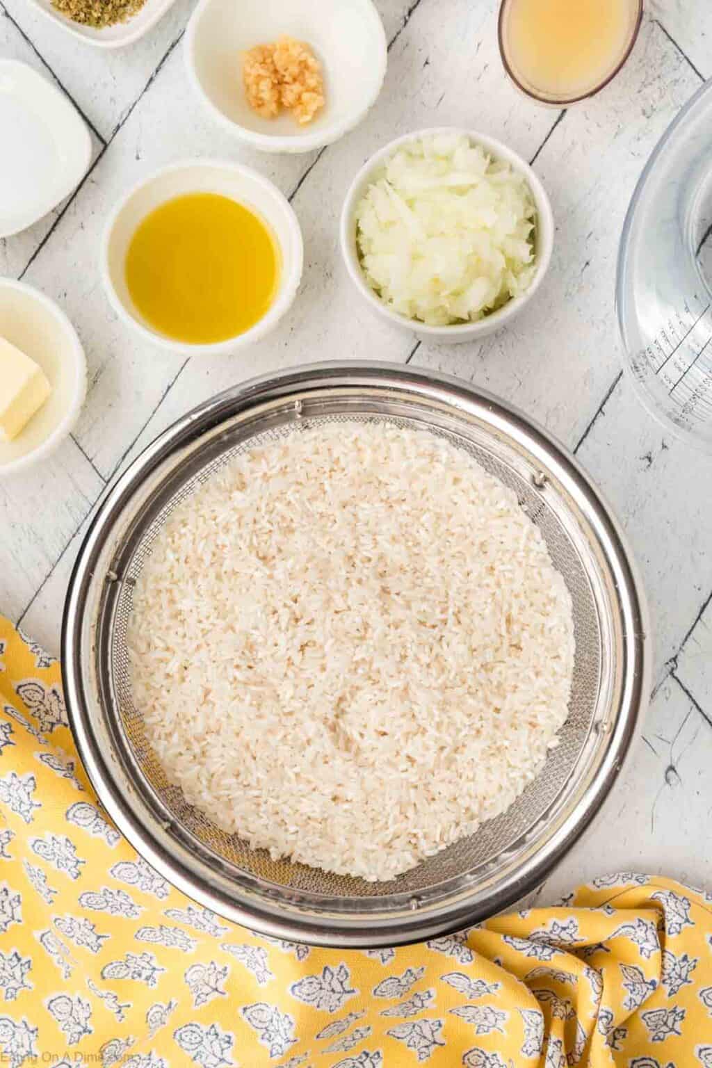 Lemon Rice - Eating on a Dime