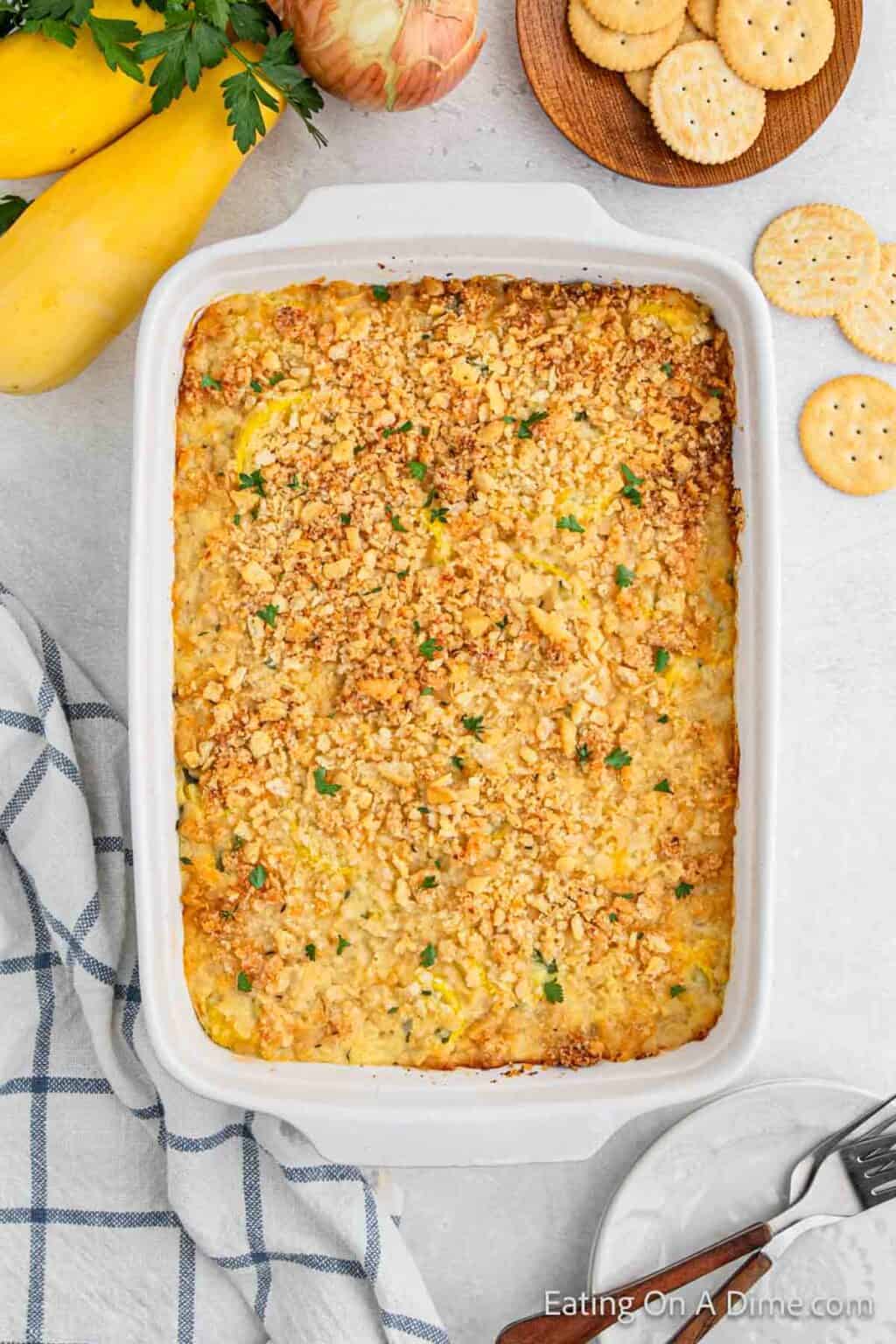 Squash Casserole - Eating on a Dime