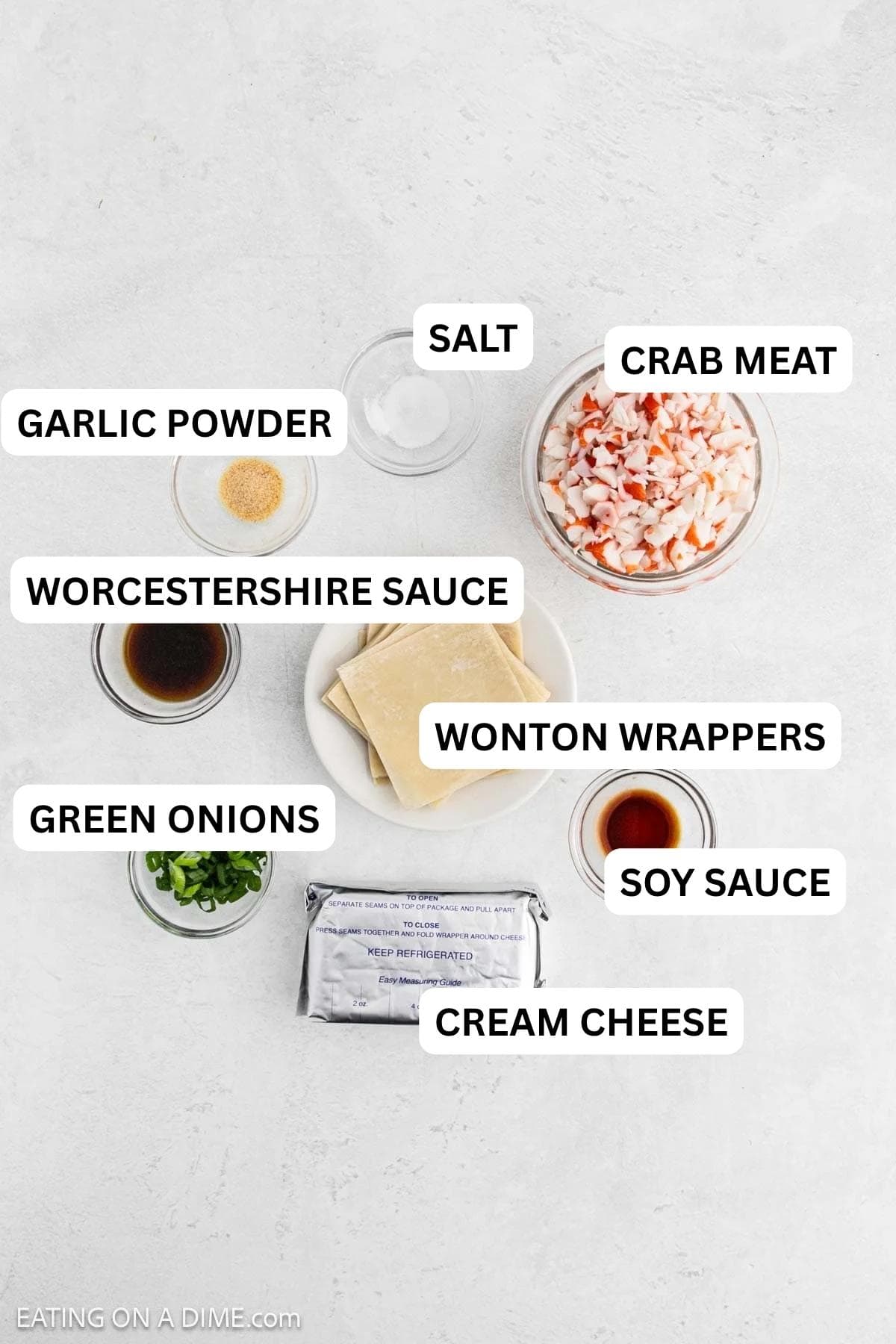 Ingredients needed for the recipe.