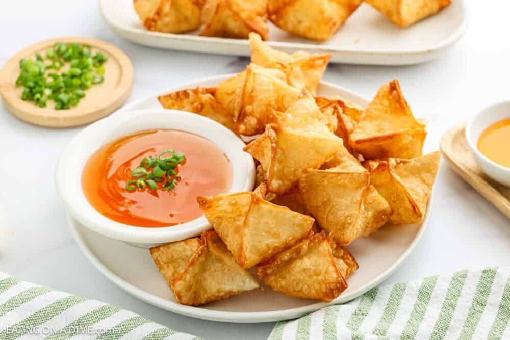 Cream Cheese Wontons The Perfect Appetizer Eating On A Dime
