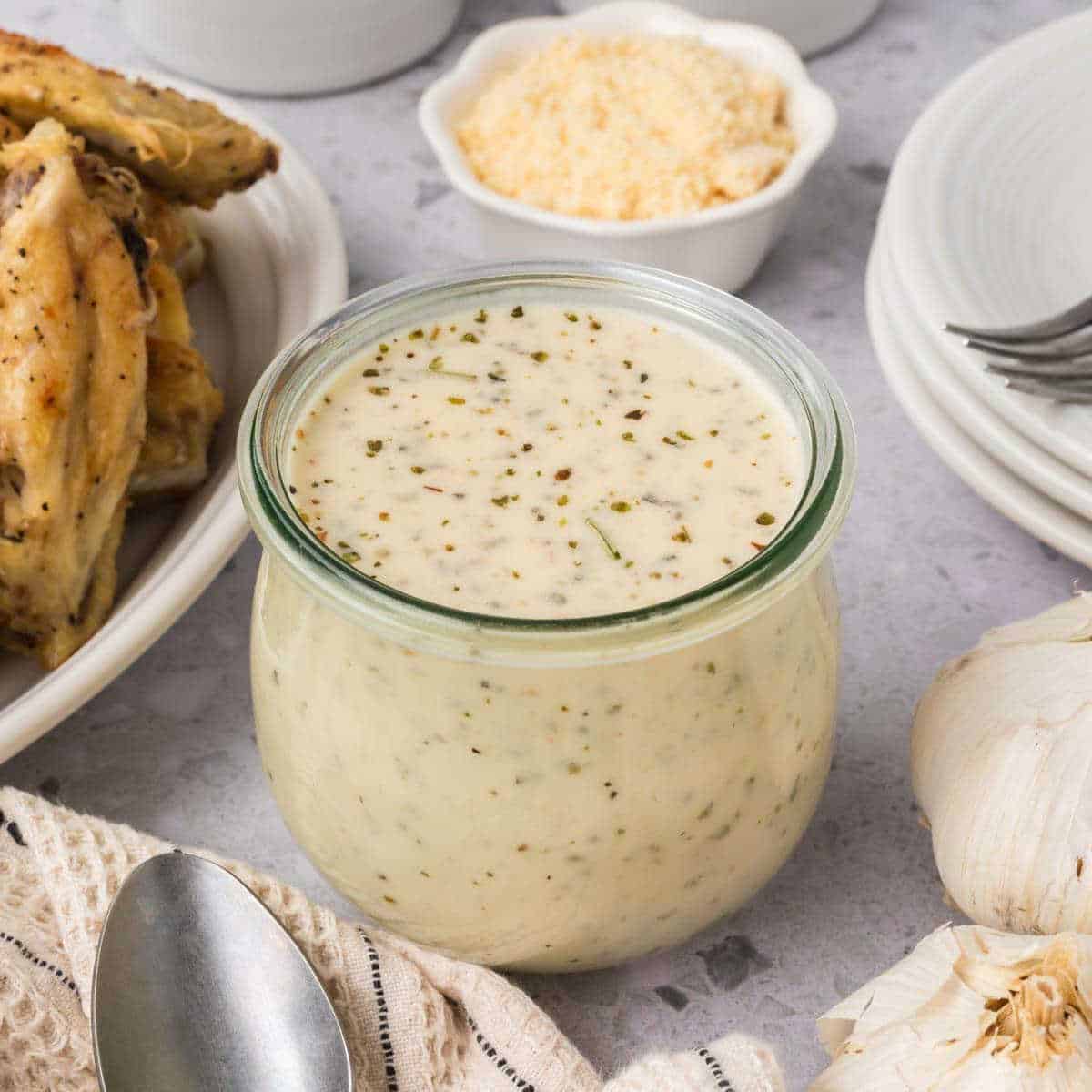 Garlic Parmesan Sauce-image