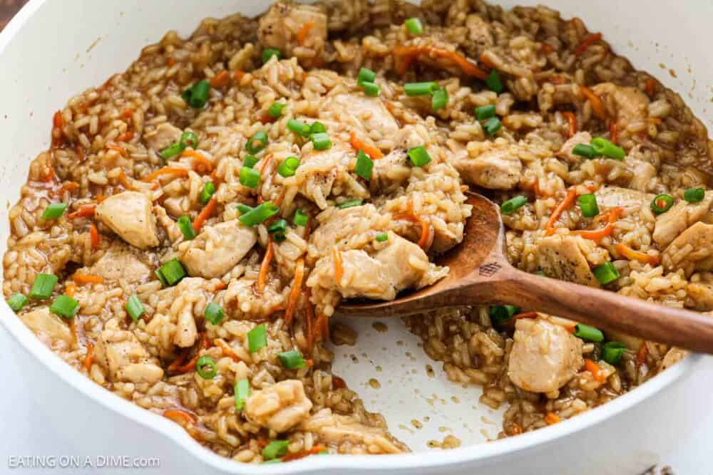 Teriyaki Chicken & Rice: A Quick One-Pan Meal - Eating on a Dime