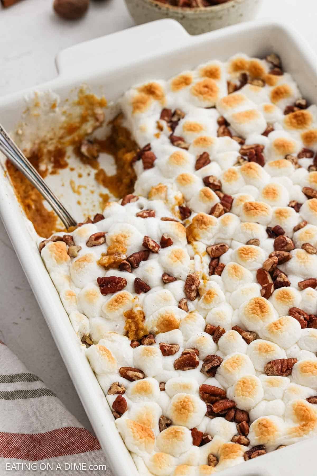 Casserole ready to serve.